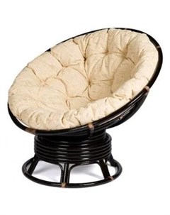 Кресло качалка papasan коричневый 101x95x115 см Bigarden