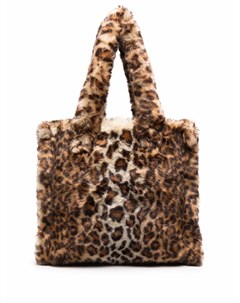 Фактурная сумка с леопардовым принтом Parosh