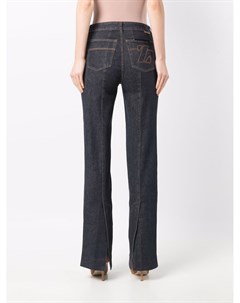 Расклешенные джинсы с контрастной строчкой Zimmermann