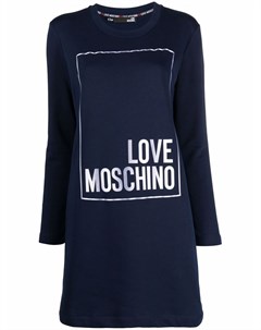 Платье футболка длины мини Love moschino