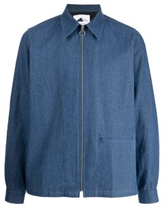 Джинсовая куртка рубашка на молнии Anglozine