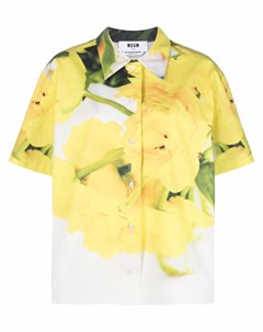 Рубашка с цветочным принтом Msgm