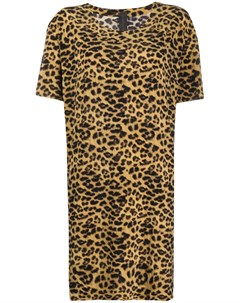 Платье мини с леопардовым принтом Norma kamali