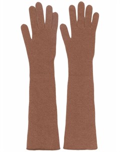 Шерстяные перчатки в рубчик Alberta ferretti