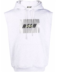Худи без рукавов с логотипом Msgm