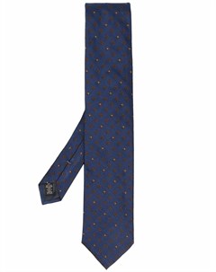 Шелковый галстук с цветочным узором Ermenegildo zegna