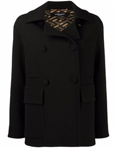 Однобортное пальто Versace