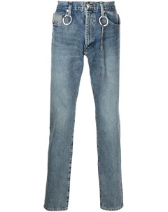Узкие джинсы средней посадки Mastermind world