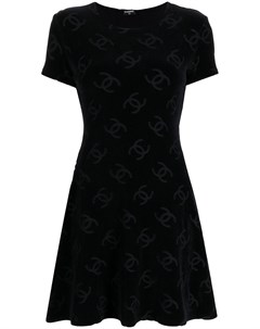 Платье 1990 х годов с логотипом Interlocking CC Chanel pre-owned