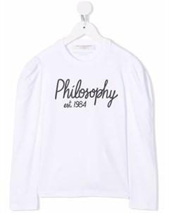 Толстовка с логотипом Philosophy di lorenzo serafini kids