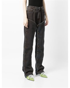 Прямые джинсы со вставками Y / project