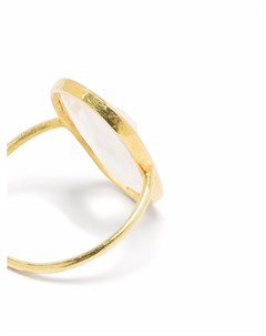 Кольцо Alinn из желтого золота с лунным камнем Pippa small