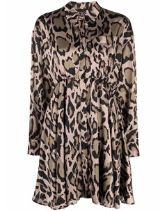 Платье рубашка с леопардовым принтом Pinko