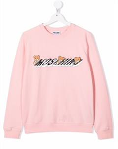 Толстовка с логотипом Moschino kids