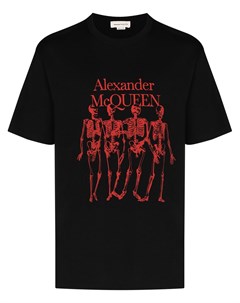 Футболка с логотипом Alexander mcqueen