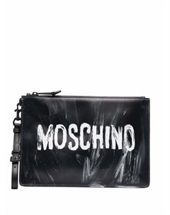 Клатч с логотипом Moschino