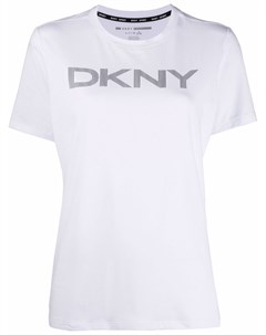 Полосатая футболка с логотипом Dkny