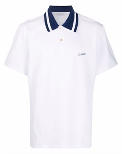 Рубашка поло с вышитым логотипом Lanvin