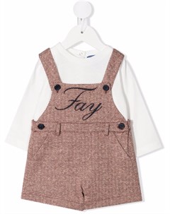 Комбинезон с узором шеврон Fay kids