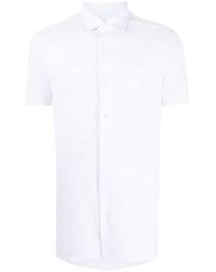 Поплиновая рубашка с короткими рукавами Emporio armani