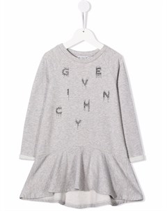 Флисовое платье с логотипом Givenchy kids