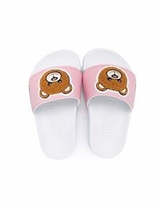 Шлепанцы с нашивкой Teddy Bear Moschino kids