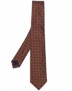 Шелковый галстук с вышивкой Tagliatore