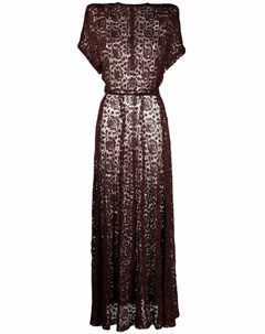 Кружевное платье макси 1980 х годов A.n.g.e.l.o. vintage cult