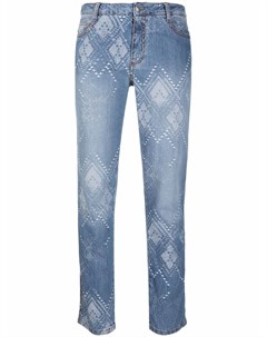 Прямые джинсы с контрастной строчкой Ermanno scervino