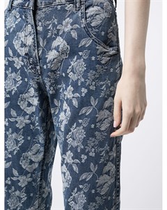 Укороченные джинсы Geanie с цветочным принтом Ymc