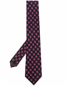 Шелковый галстук с геометричным принтом Church's