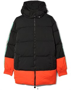 Пуховик с логотипом Stella mccartney kids