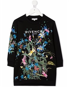 Платье свитер с принтом Givenchy kids
