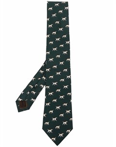 Шелковый галстук с принтом Church's