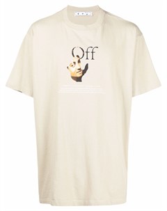 Футболка Caravaggio с логотипом Hands Off Off-white