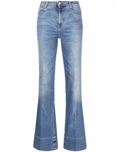Расклешенные джинсы с эффектом потертости Ermanno firenze
