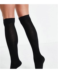 Черные носки до колена Tall Asos design