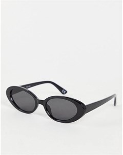 Черные овальные солнцезащитные очки в стиле ретро Na-kd