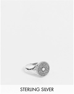 Серебряное кольцо со звездами Asos design
