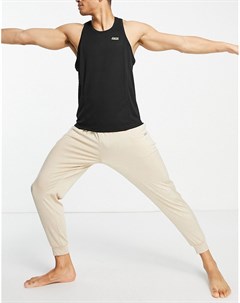 Бежевые меланжевые брюки для йоги из мягкого материала Asos 4505