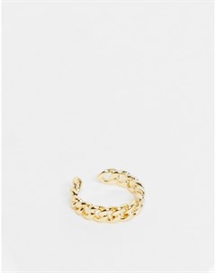 Кольцо в виде цепочки с позолотой из 18 каратного золота Pieces