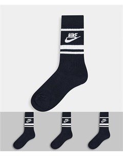 Набор из 3 пар черных носков Everyday Essentials Nike