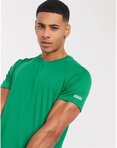 Зеленая футболка из быстросохнущей ткани Asos 4505