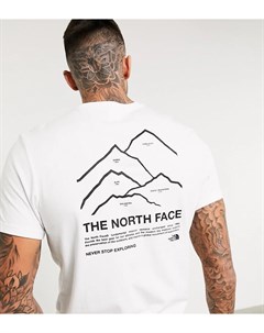 Белая футболка Peaks эксклюзивно для ASOS The north face