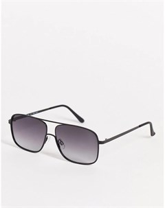 Черные солнцезащитные очки авиаторы в стиле унисекс Aj morgan