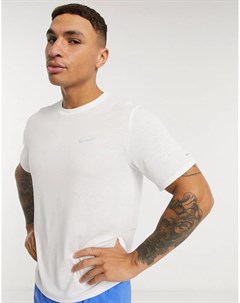Белая футболка Miler Nike running