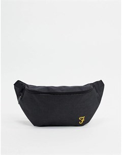 Черная нейлоновая сумка кошелек на пояс Farah