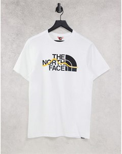 Белая футболка Mountain Line The north face