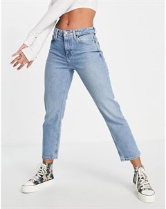 Прямые выбеленные джинсы Topshop