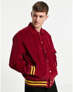 Вельветовая университетская куртка теплого красного цвета Levi s Skateboarding Levis skateboarding